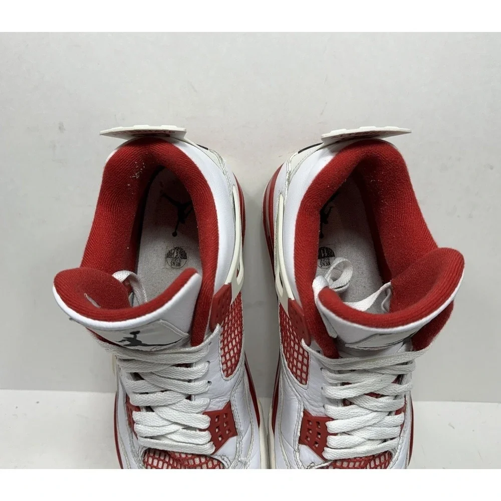 Nike Air Jordan 4 Retro Alternate 89 Sneakers Mens Size 11 Red White 308497-106